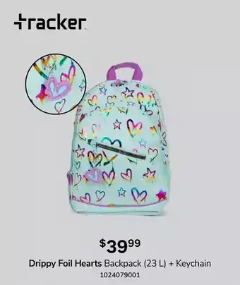 Bentley Drippi foil hearts backpack (23l) + keychain offer