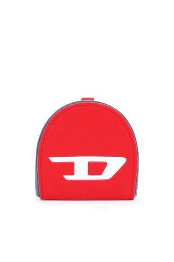 Diesel Faux-leather coin case with d logo offer