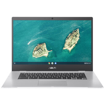 Best Buy Asus cx1 14" chromebook - silver (intel celeron n3350/64gb emmc/8gb ram/chrome os) offer
