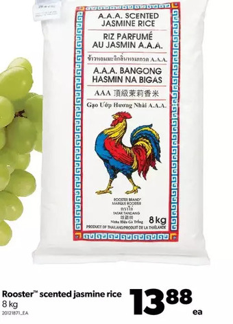 Real Canadian Superstore Rooster scented jasmine rice offer