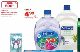 Real Canadian Superstore Softsoap liquid hand soap refill offer