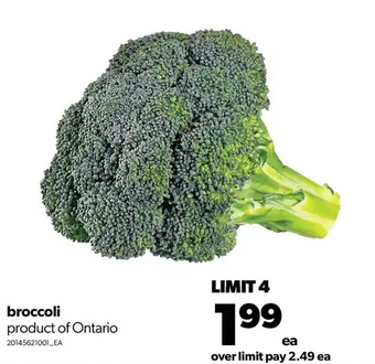 Real Canadian Superstore Broccoli offer