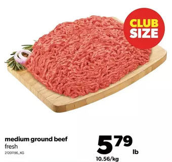 Real Canadian Superstore Medium ground beef offer