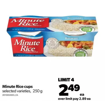 Real Canadian Superstore Minute rice cups offer