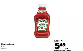 Real Canadian Superstore Heinz ketchup offer