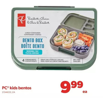 Real Canadian Superstore Pc kids bentos offer
