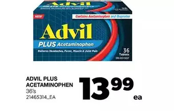 Real Canadian Superstore Advil plus acetaminophen offer