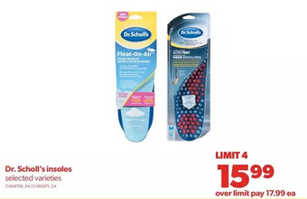 Real Canadian Superstore Dr. scholl's insoles offer