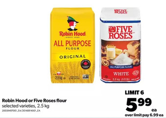 Real Canadian Superstore Robin hood or five roses flour offer