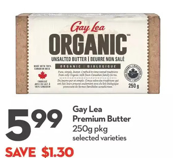 Longo's Gay lea premium butter offer