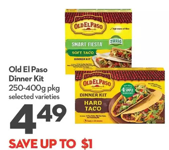 Longo's Old el paso dinner kit offer