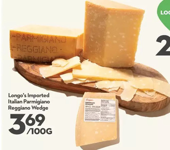 Longo's Longo's imported italian parmigiano reggiano wedge offer