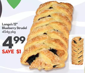 Longo's Longo's 12" blueberry strudel offer
