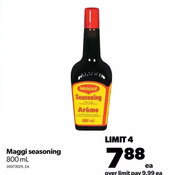 Real Canadian Superstore Maggi seasoning offer