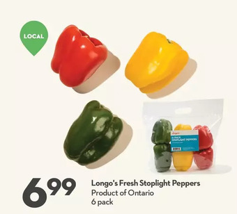 Longo's Longo's fresh stoplight peppers offer