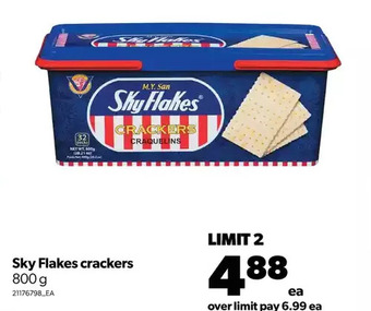 Real Canadian Superstore Sky flakes crackers offer