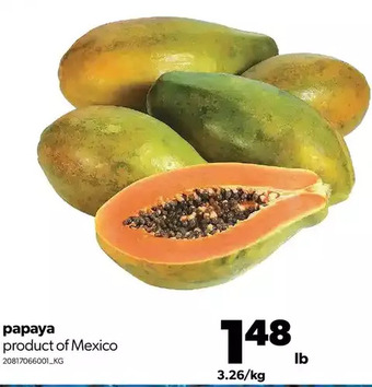 Real Canadian Superstore Papaya offer