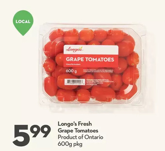 Longo's Longo's fresh grape tomatoes offer