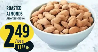 Marché Adonis Roasted almonds offer
