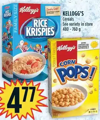 Marché Adonis Kellogg's cereals offer