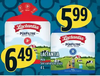 Marché Adonis Lactantia milk offer