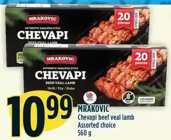 Marché Adonis Mrakovic chevapi beef veal lamb offer