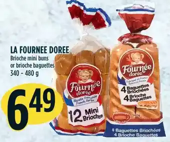 Marché Adonis La fournee doree brioche mini buns or brioche baguettes offer