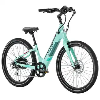 Best Buy Aventon pace 500 v2 500 w step-through electric city bike with up to 65km battery range - large - celeste offer