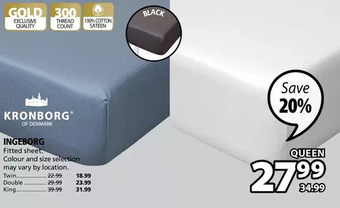 JYSK Ingeborg (fitted sheet) offer