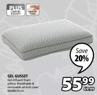 JYSK Gel gusset offer
