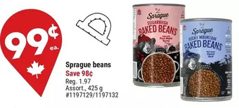 Giant Tiger Sprague beans offer