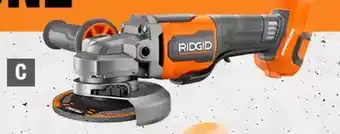 Home Depot Ridgid 4-1/2" angle grinder offer