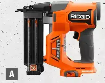 Home Depot Ridgid 2-1/8" brad nailer offer