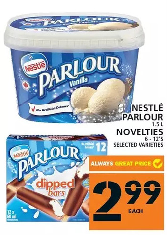 Food Basics Nestle parlour | novelties offer