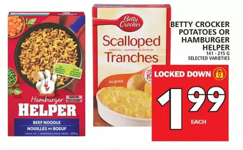 Food Basics Betty crocker potatoes or hamburger helper offer