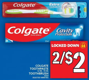 Food Basics Colgate toothpaste | toothbrush offer