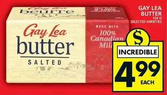 Food Basics Gay lea butter offer