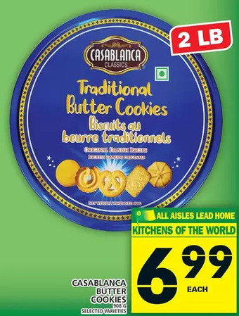 Food Basics Casablanca butter cookies offer