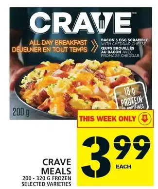 Food Basics Crave meals offer