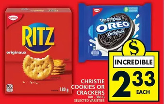 Food Basics Christie cookies or crackers offer