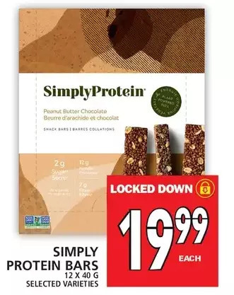 Food Basics Simply protein bars offer