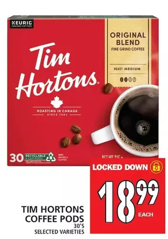 Food Basics Tim hortons coffee pods offer