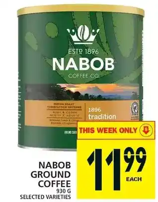 Food Basics Nabob ground coffee offer