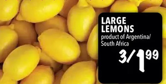 Farm Boy Large lemons offer