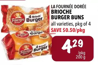 Farm Boy La fournée dorée brioche burger buns offer