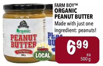 Farm Boy Farm boy organic peanut butter offer