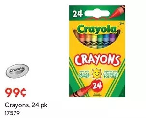 Staples Crayola crayons offer