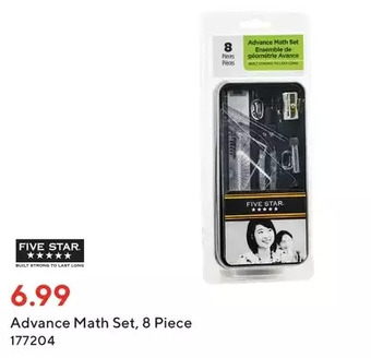 Staples Five star advance math set offer