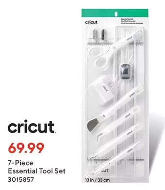 Staples Cricut 7-piece essential tool set offer