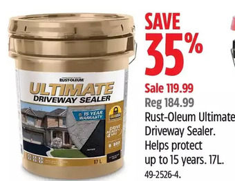 Canadian Tire Rust-oleum ultimate driveway sealer offer